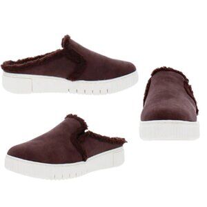 Naturalizer Soul Cozy  Slip On Mules Size 8 Wine Color